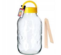 KADAX bicchiere monouso con pinze, bicchiere per cetrioli con coperchio in pl...