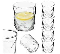 KADAX Bicchieri da 330 ml, 4 pezzi, bicchieri per acqua, bicchieri da cocktail in vetro, bicchieri per succo, acqua e cocktail, set di bicchieri