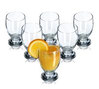 KADAX Bicchieri da Tavola in Vetro Trasparente per Acqua Limonata e Succhi di