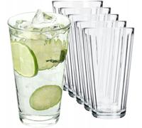 KADAX Bicchieri per bevande, bicchieri in vetro neutro-calcio, 360 ml, 6 pezzi