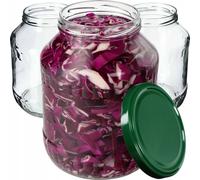 KADAX Bicchieri Sveglia 1,7L, Barattolo per Conserve da Inserire, fi89 mm, Co...