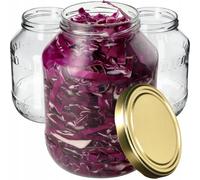 KADAX Bicchieri Sveglia 2,5L, Barattolo per Conserve da Inserire, fi100 mm, 1...