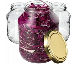 KADAX Bicchieri Sveglia 2,5L, Barattolo per Conserve da Inserire, fi100 mm, 8...