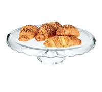 KADAX porta torta in vetro, porta torta con piede, piatto rotondo per torta