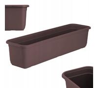 KADAX Cassetta da balcone in plastica, 60 cm, marrone