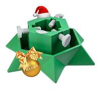 KADAX Christmas Tree Stand con Serbatoio dell'Acqua, Supporto per Albero di Natale Stabile Realizzato in plastica Robusta per Alberi, Vari Grandi, Verde (Altezza dell'albero Fino a 2 m)