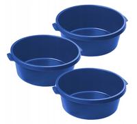 KADAX Ciotola in plastica, ciotola rotonda, secchio per la pulizia, blu, 11 L...