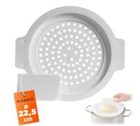 KADAX Colino per spätzle, diametro 22,5 cm, con raschietto, grattugia per spätzle in plastica per una facile produzione di spätzle e bottoni fatti in casa, per pentole, pressa per spätzle