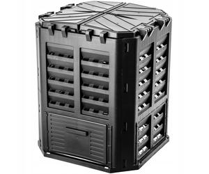 KADAX Compositore, Sistema di Compost, Compositore Rapido in Plastica, Nero, ...