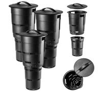 KADAX Compost per aiuole Compositore da giardino sotterraneo in plastica, 3 p...