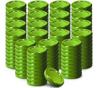 KADAX Coperchi a vite fi43 mm, set di coperchi Twist-Off in metallo, adatti per barattoli da 40 ml, coperchi di ricambio con 4 denti di bloccaggio, per vasetti da marmellata, bottiglie e barattoli per