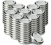 KADAX coperchi a Vite Twist-off Ø38 mm Argento - coperchi di Ricambio in Metallo per Piccole Bottiglie e barattoli per spezie, Chiusura ermetica