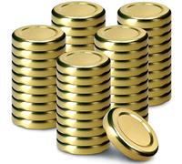 KADAX coperchi a vite Twist-Off Ø43 mm - coperchi di ricambio in metallo per mini barattoli da 40ml, chiusura ermetica