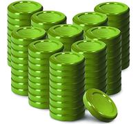 KADAX coperchi a Vite Twist-off Ø43 mm - coperchi di Ricambio in Metallo per Mini barattoli da 40ml, Chiusura ermetica