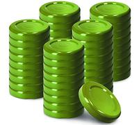 KADAX coperchi a vite Twist-Off Ø43 mm verde - coperchi di ricambio in metallo per mini barattoli da 40ml, chiusura ermetica