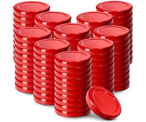 KADAX coperchi a Vite Twist-off Ø53 mm - coperchi di Ricambio in Metallo per barattoli da 115ml e Bottiglie per succhi, Chiusura ermetica