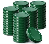 KADAX coperchi a vite Twist-Off Ø53 mm verde - coperchi di ricambio in metallo per barattoli da 115ml e bottiglie per succhi, chiusura ermetica