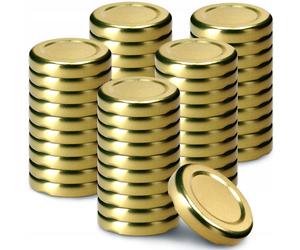 KADAX Coperchi filettati fi43 mm, in metallo, per barattoli, 50...