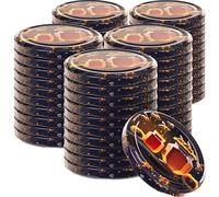 KADAX Coperchio a vite fi82 mm x 50 pz, set di coperchi twist-off in metallo, coperchi di ricambio per barattoli da conserva, con 6 denti di chiusura per vasetti e barattoli (miele nero)
