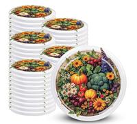 KADAX Coperchio a vite fi82 mm x 50pz, Set di coperchi Twist-Off in metallo, Coperchi di ricambio per barattoli per conserve (Gemüsebeet, 50 pezzi)