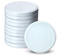 KADAX Coperchio di vite di Kadax FI100 mm, coperchio di ricambio con 6 denti intagliati, copertura torsione in metallo, coperchio per barattoli di muratore, coperchio in vetro adatto per 2530 ml, 4130