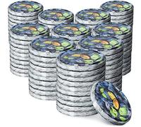 KADAX Coperchio di vite Kadax FI66 mm, set di coperchio di sostituzione in metallo, coperchio per ormeggio adatto per vetri da 200 ml e 315 ml, coperchio a torsione con 4 denti rast, coperchio (100 pe