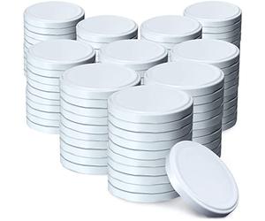 KADAX Copertura a Vite FI66 mm, Set di Coperchio di Sostituzione in Metallo, Coperchio per ormeggio Adatto per vetri da 200 ml e 315 ml, Coperchio a Torsione con 4 Denti d'orzo, Coperchio (100 p
