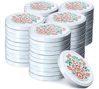 KADAX Copertura a vite Kadax Fi82 mm, set di copertura a torsione in metallo, coperchio sostitutivo per barattoli di muratore, coperchio con 6 denti d'orzo per occhiali da schianto e barattoli di mura