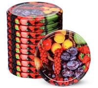 KADAX Copertura a vite kadax FI82 mm, set di copertura a torsione in metallo, coperchio sostitutivo per barattoli di muratura, coperchio con 6 denti a monte per occhiali da schianto e barattoli di mur