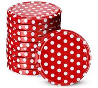 KADAX Copertura a vite kadax FI82 mm, set di copertura torsione in metallo, coperchio di ricambio per barattoli di muratore, coperchio con 6 denti d'orzo per occhiali da schianto e barattoli di murato