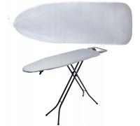 KADAX Copriasse da Stiro con Coulisse e Stopper, Grigio, 140x50cm