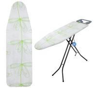 KADAX Copriasse da stiro con coulisse, pratico copriasse da stiro per ferro da stiro a vapore, copriasse regolabile (fiori XL)