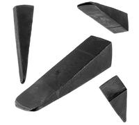KADAX Cuneo di legno in acciaio, 22,5 x 5 x 6 cm, cuneo manuale per tagliare e spaccare il legno, robusto cuneo scheggiato, granata da spaccatura