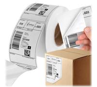 KADAX Etichette termiche su rotolo, 100 x 150 mm, 1000 pezzi | Etichette autoadesive per stampante termica, etichette adesive termiche per stampanti di etichette, 4 x 6 adesivi per