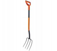KADAX Forcella a pala in acciaio, forcella lunga 132 cm, 4 punte,...