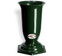 KADAX Grave Vase, Vase Plastic, Vase Flower, Vase Plastic for Flowers, Weather Aough Cemetery, Vase Plug-in a Prova di Gelo per Grave, Decorazioni per tombe Resistenti alle intemperie (13 cm, Verde)