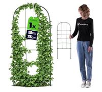 KADAX Griglia per traliccio 29 x 75 cm, 1 pezzo, supporto per piante rampicanti come rose e clematis, supporto per piante in metallo rivestito, griglia per fiori per giardino, balcone e terrazza