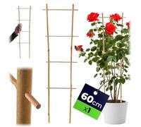 KADAX Griglia per traliccio in bambù, 60 x 18 cm, 1 pezzo, supporto per piante da appartamento e piante rampicanti