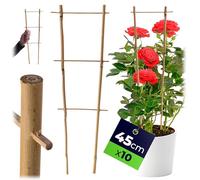 KADAX Griglie per tralicci in bambù, 45 x 16 cm, set da 10 pezzi, per piante da appartamento e piante rampicanti