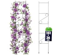 KADAX traliccio in acciaio, ausilio per arrampicata da giardino, 150 cm