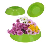 KADAX Ikebana in plastica, vaso da fiori, ciotola per fiori, rotonda, 9,5 cm,...
