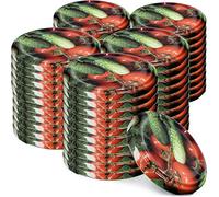 KADAX LID a vite Kadax FI66 mm, set set set, coperchio per cantare adatto per 200 ml e 315 ml di occhiali, coperchio a torsione con 4 denti da orzo, coperchi (50 pezzi, verdure))