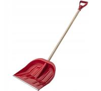 KADAX Pala spazzaneve in plastica con manico a D 45 cm rosso