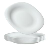 KADAX piatti da dessert bianchi, set di piatti, bianco, 6 pezzi