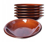 KADAX Piatti in fango con strato in ceramica, piatti piatti, profondi, 23...