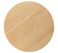 KADAX Piatto da Portata Girevole in Legno Naturale, Antibatterico, Adatto alle Lame (Diametro 50 cm)