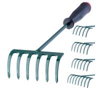 KADAX piccolo rastrello con manico, verde
