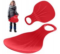 KADAX Poporutscher 50 x 36 x 8 cm piatto da neve scivolo da neve rosso