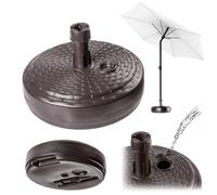 KADAX Portaombrelli, Rattan, Rotondo, Marrone