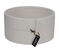 KADAX Portavaso in ceramica, vaso per fiori e alberi di drago, violetta e viole del pensiero (grigio, 18 x 9 cm)